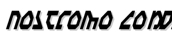 Nostromo-Condensed-Italic font